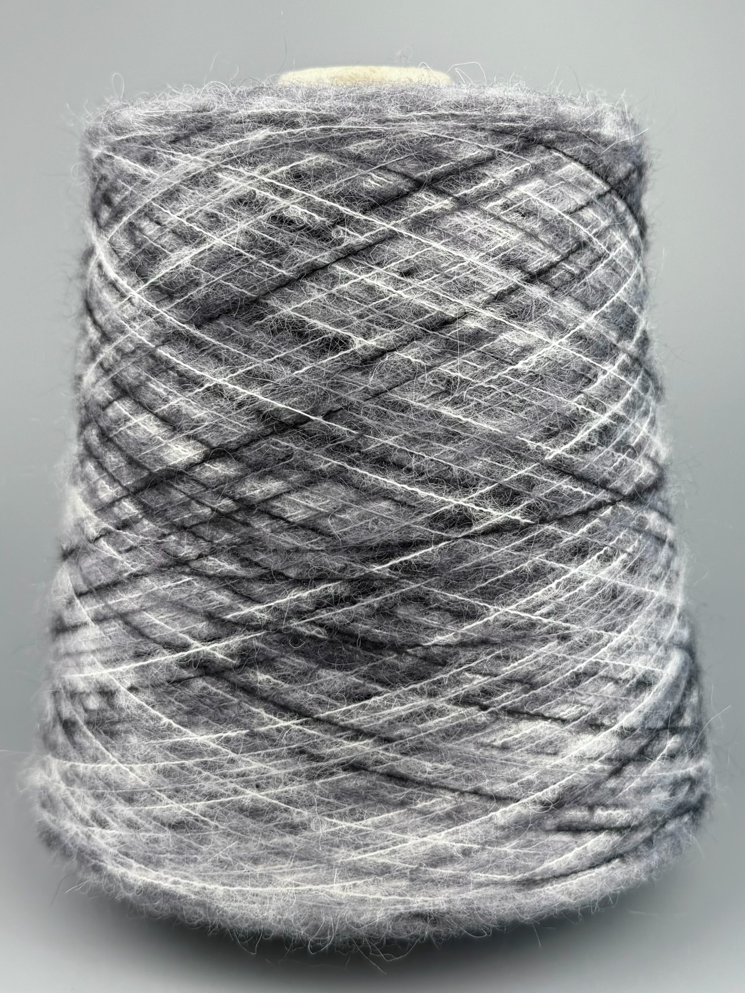 Zimpfer Wolle Selezione Art. Soriano Nm 1/15 – Fil en alpaga baby col. Gris noir 06 photo 2